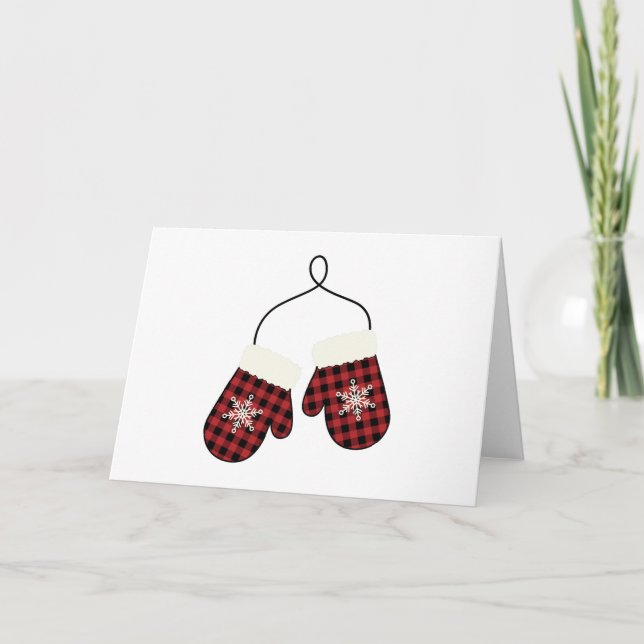 Tarjeta Manoplas de invierno (Anverso)