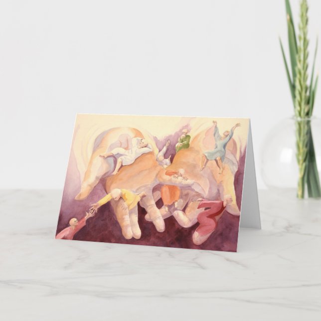 Tarjeta Manos de dios (Anverso)