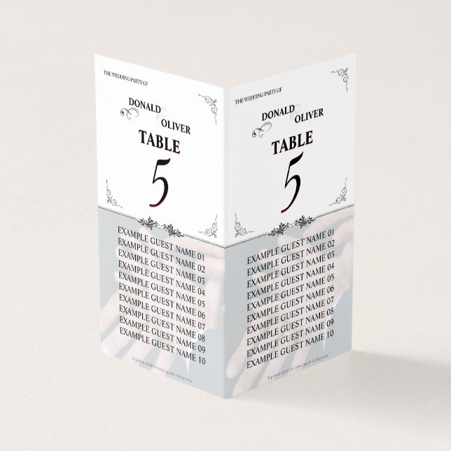 Tarjeta Manos de una pareja Boda gay con anillos (Exterior)