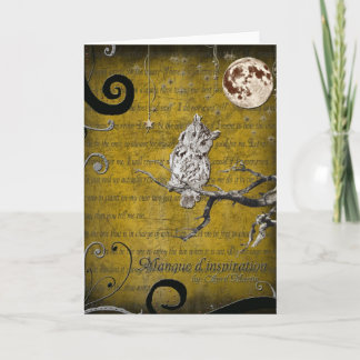 Tarjeta Manque d'Inspiration Card