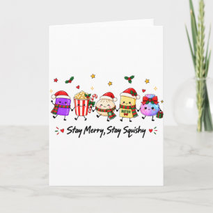 Tarjeta Mantén la alegría, mantén la suavidad Navidad Vira