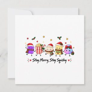 Tarjeta Mantén la alegría, mantén la suavidad Navidad Vira