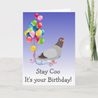 Mantén la Calma Es Tu Cumpleaños Paloma Pájaro