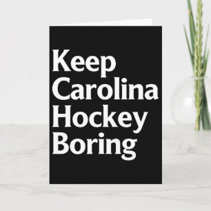 Tarjeta Mantener el hockey de Carolina aburrido (1) 