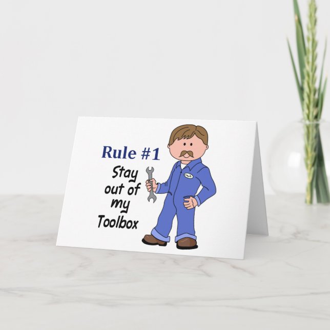 Tarjeta Mantener fuera de mi caja de herramientas (Anverso)