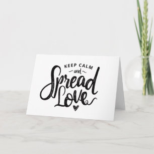 Tarjeta Mantener la calma texto arte amor arte arte arte c