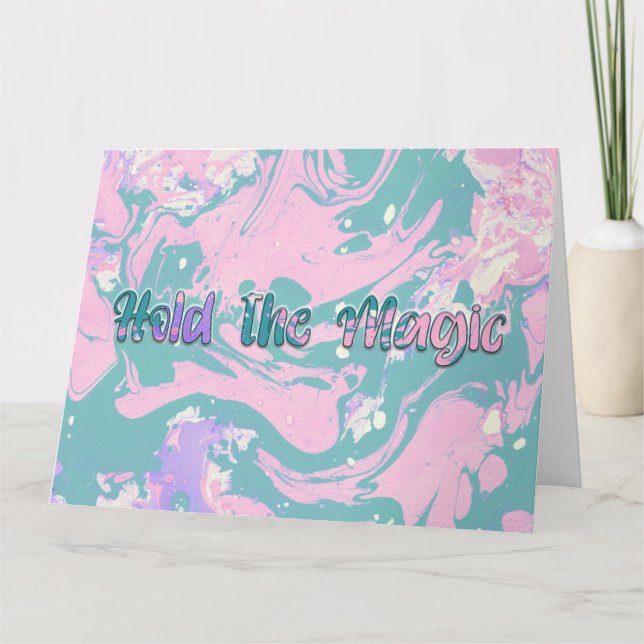 Tarjeta Mantener la magia (Anverso)