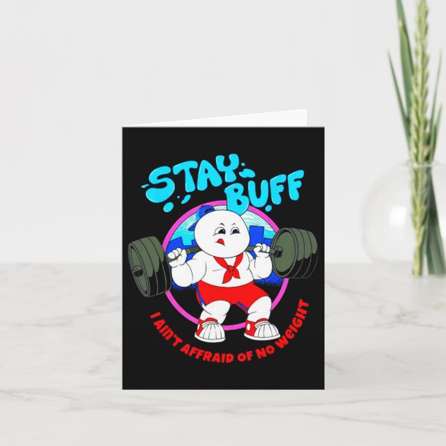 Tarjeta Manténganse, si no tengo miedo de que no haya peso (Anverso)