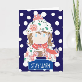 Tarjeta Mantente cálido