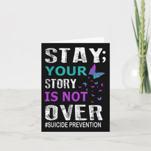 Tarjeta Mantente tu historia no es sobre prevención del su