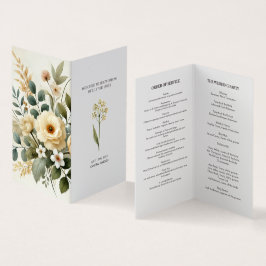 Tarjeta Mantequilla color de agua amarillo Floral Elegante