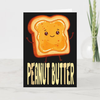 Tarjeta Mantequilla de maní y jalea pareja amigos a juego