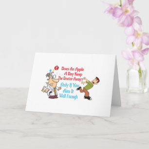 Tarjeta ¿Mantiene al Médico alejado un Apple al día?