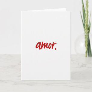 Tarjeta manuscrita Simple Amor