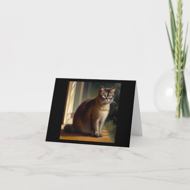 Tarjeta Manx Cat (Anverso)
