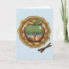 Tarjeta Manzana de mi pastel