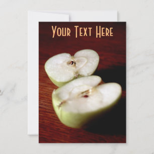 Tarjeta manzana personalizable