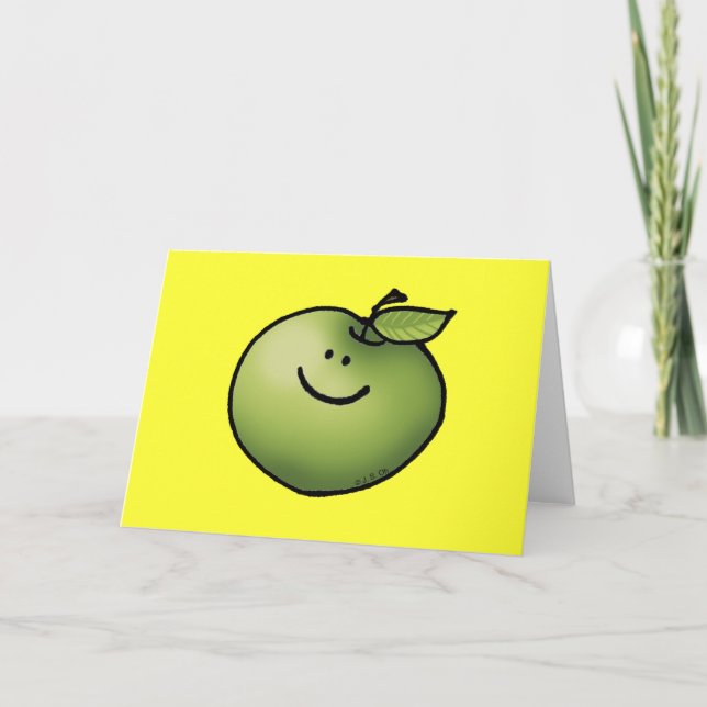 Tarjeta Manzana verde (Anverso)