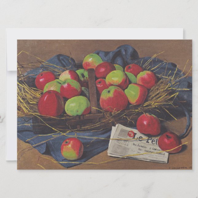 Tarjeta Manzanas (por Félix Vallotton) (Anverso)