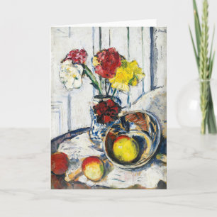 Tarjeta Manzanas y flores   George Leslie Hunter