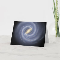 Mapa de camino a nuestra galaxia en la vía láctea