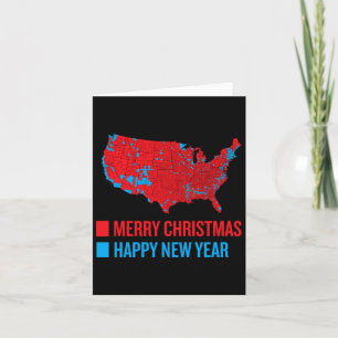 Tarjeta Mapa de elecciones preciso Feliz Año Nuevo Feliz N