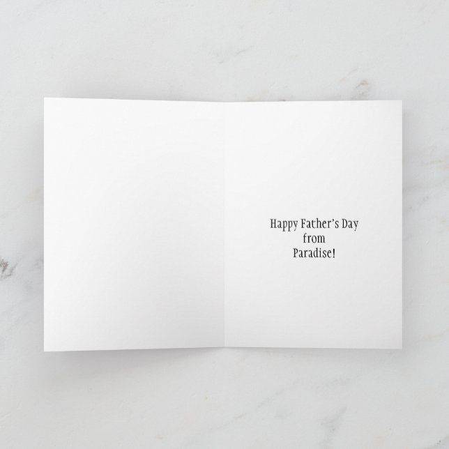 Tarjeta Mapa de Florida - Día del Padre (Interior)