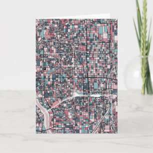 Tarjeta Mapa de Kyoto Japón