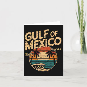 Tarjeta Mapa De La Bandera Del Golfo De México De Estados 