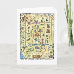 Tarjeta Mapa de Reno