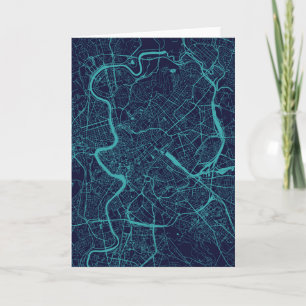 Tarjeta Mapa de Roma