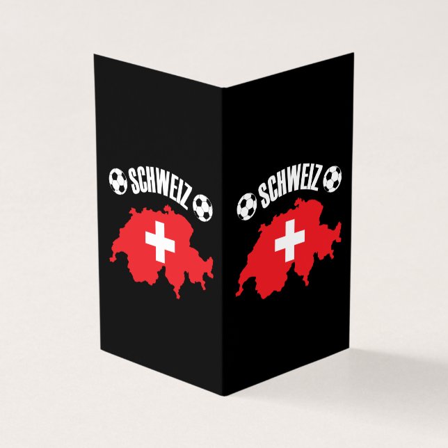 Tarjeta Mapa de Suiza de Schweiz (Exterior)