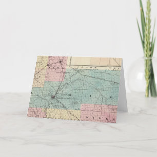 Tarjeta Mapa del condado de Jackson, Plat of Friendship