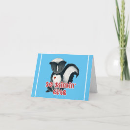 Tarjeta Mapache de agua tan adorablemente apestoso