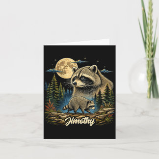 Tarjeta Mapache Jimothy Divertido Jimothy De Seattle Meme
