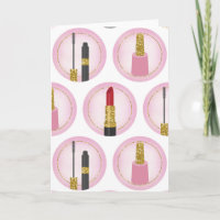 Maquillaje Rosa Cosméticos Patrón Cosmetología