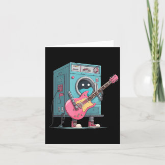 Tarjeta Máquina de Lavandería Guitarrista Busca Amantes de