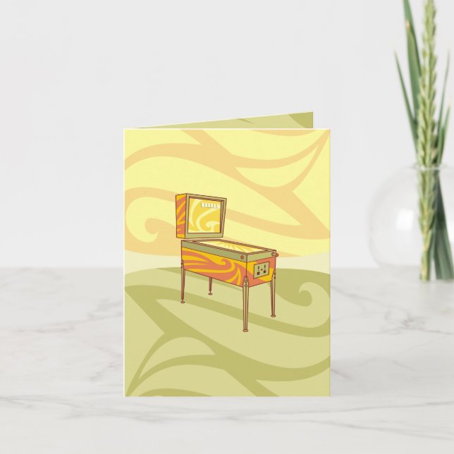 Tarjeta Máquina de pinball (Anverso)