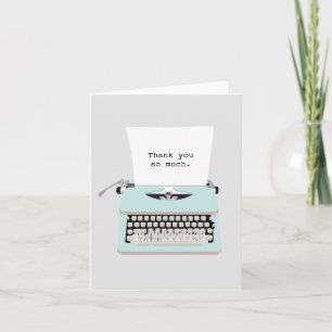 Tarjeta Máquina de retro vintage y papel personalizado