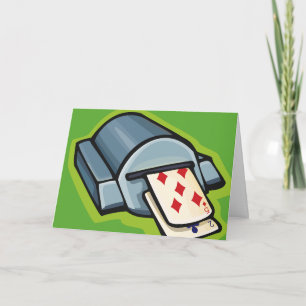 Tarjeta Máquina Distribuidora de Cartas de Juego Póquer y 
