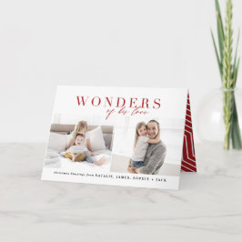 Tarjeta Maravillas de sus Navidades religiosos multifotogr