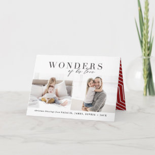 Tarjeta Maravillas de sus Navidades religiosos multifotogr