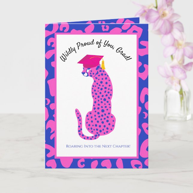 Tarjeta Maravilloso y orgulloso siguiente capítulo de grad (Orquídea)
