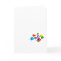 Marbles Greeting Card