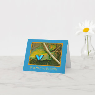 TARJETA MARCA AZUL MORPHO #2 NOTECARD