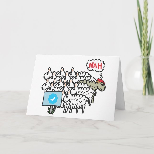 Tarjeta Marca de comprobación antiazul (Anverso)