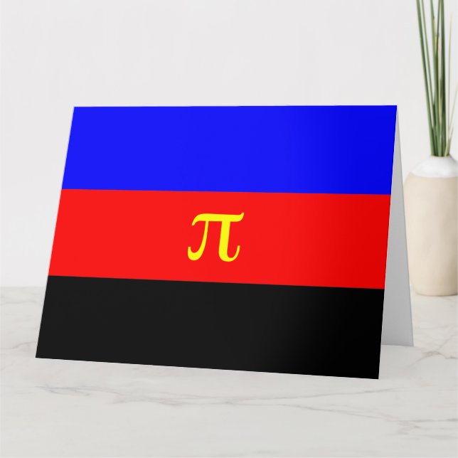 Tarjeta Marca de Orgullo Poliamorio (Anverso)