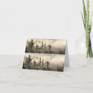 Tarjeta Marcador de Foggy Mountain Meadow