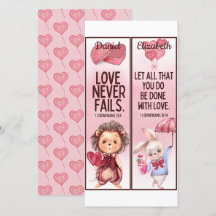 Marcas de página para niños con versículos bíblico