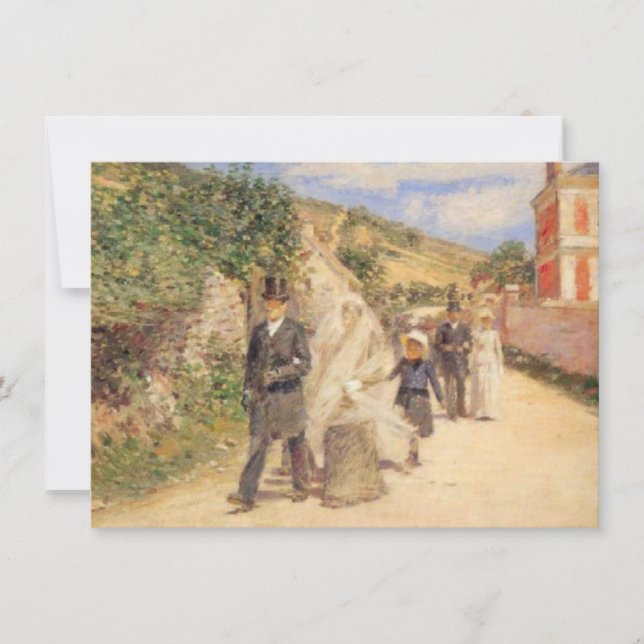 Tarjeta Marcha del Boda (Escena matrimonial) (Anverso)